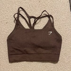 Gymshark Padded Brown Sports Bra